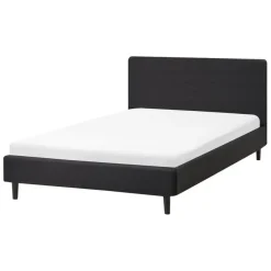 Leen Bakker FITOU - Tweepersoonsbed - Zwart - 120 x 200 cm - Polyester