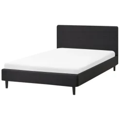 Leen Bakker FITOU - Tweepersoonsbed - Zwart - 120 x 200 cm - Polyester