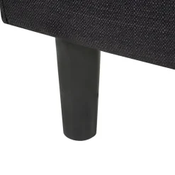 Leen Bakker FITOU - Tweepersoonsbed - Zwart - 120 x 200 cm - Polyester