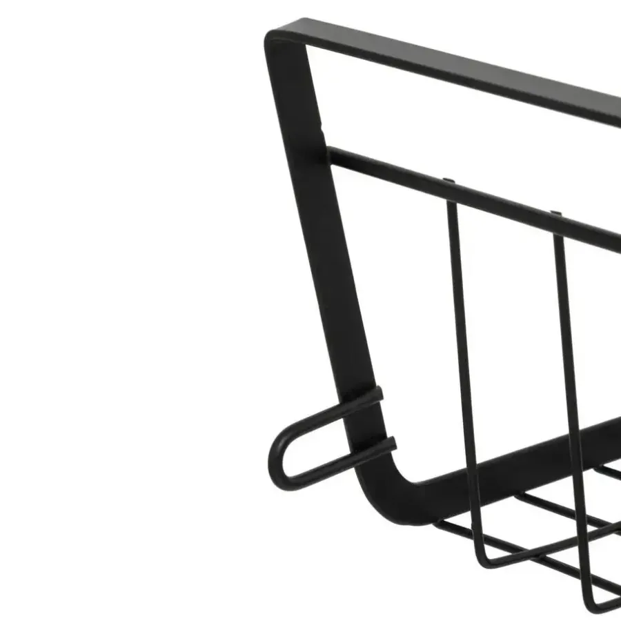 5five Hangmand voor kast - metaal - 51 x 30 x 11 cm - zwart