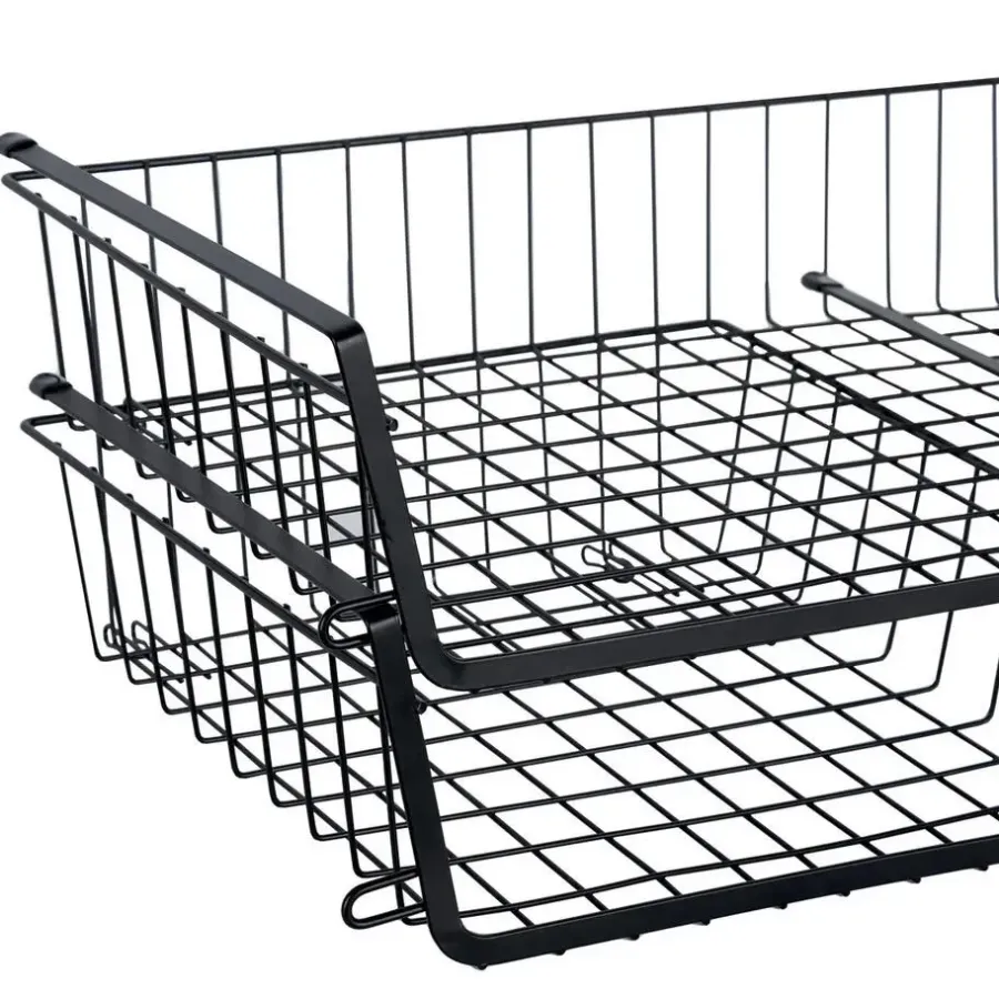 5five Hangmand voor kast - metaal - 51 x 30 x 11 cm - zwart