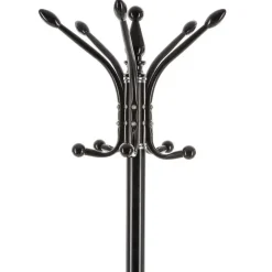 Kapstokken-5five kapstok - zwart - metaal/kunststof - 14 haaks - 37 x 182 cm