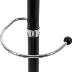 Kapstokken-5five kapstok - zwart - metaal/kunststof - 14 haaks - 37 x 182 cm