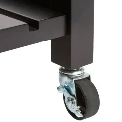 Trolleys-5five Keukentrolley - met lade - zwart/bruin - 87 x 58 x 48 cm