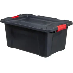 Opbergboxen-5five opbergbox/opbergkrat - 100 Liter - zwart - kunststof