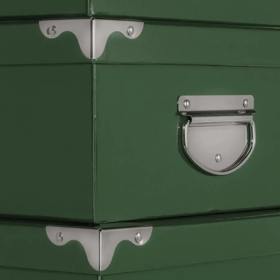 Opbergboxen-5five Opbergdoos/box - groen - L48 x B33.5 x H16 cm - Karton