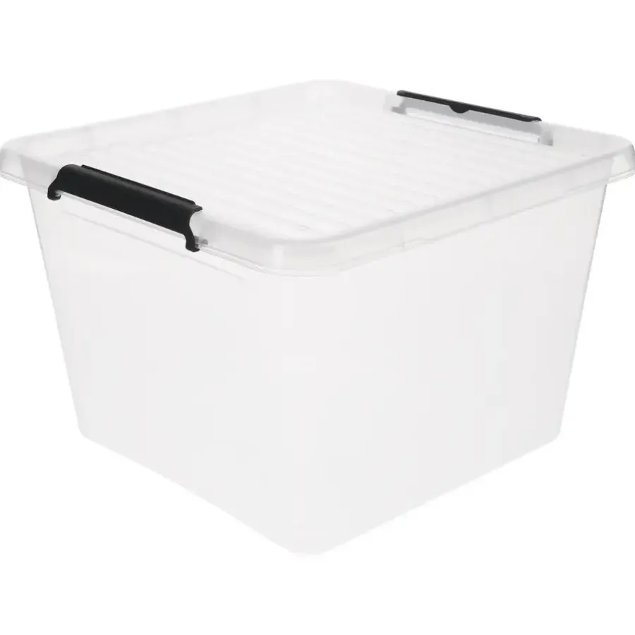 5five Opbergkist met deiksel - Clip Box - 32L - 39x39x26 cm