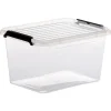 Opbergboxen-5five Opbergkist met deksel - Clip Box - 2L - 19x15x11 cm