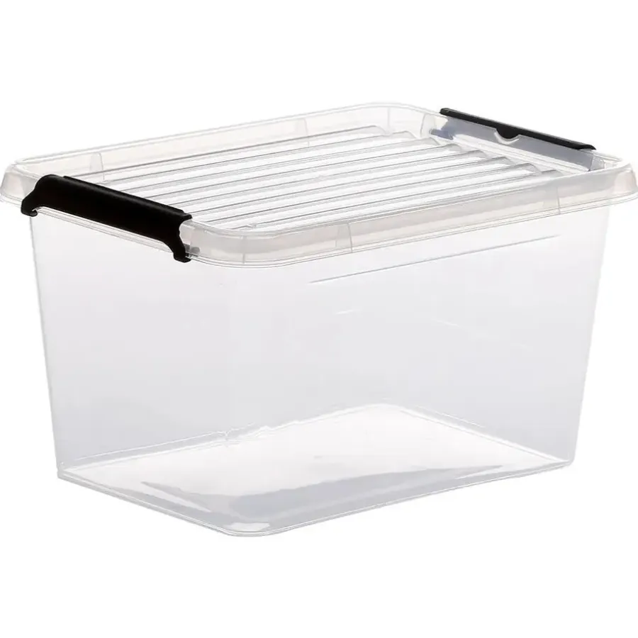 Opbergboxen-5five Opbergkist met deksel - Clip Box - 2L - 19x15x11 cm