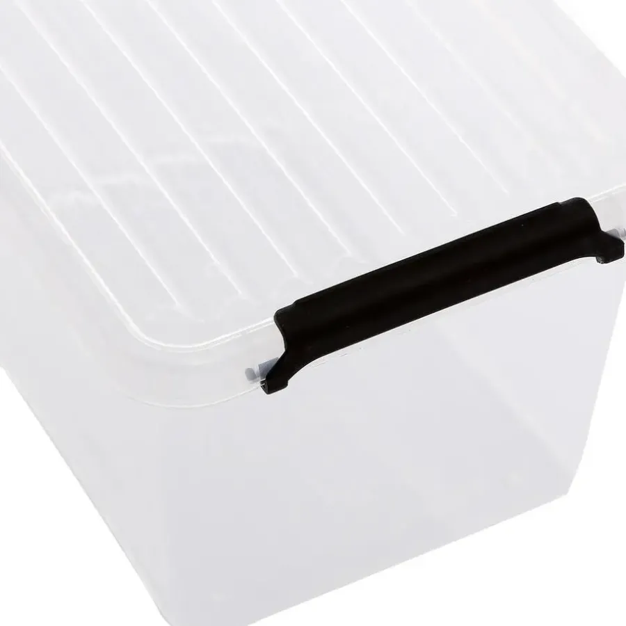 Opbergboxen-5five Opbergkist met deksel - Clip Box - 2L - 19x15x11 cm