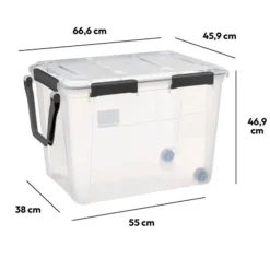 5five Opbergkist met deksel - Protect - 100L - 67x46x47 cm