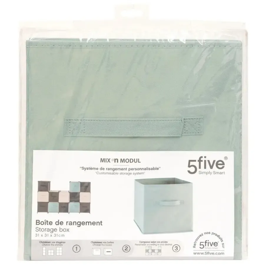 5five Opbergmand/kastmand Square Box - 31 x 31 x 31 cm