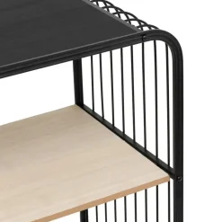 Wandrekken-5five Opbergrekje 4 laags met planken - metaal - 55 x 28 x 96 cm