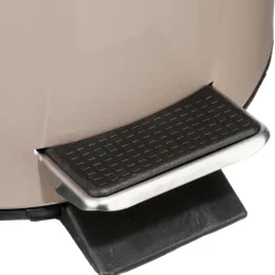 5five Pedaalemmer - taupe - metaal - 3L - 17 x 25 cm - toilet