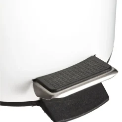Prullenbakken-5five Pedaalemmer - wit - metaal - 3 L - 25 cm - prullenbak