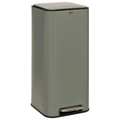 5five Prullenbak/pedaalemmer - groen - metaal - 30 liter
