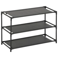 Kledingopbergers-5five Schoenenrek - 3-laags - metaal/kunststof - 57 x 25 x 39 cm