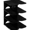 Kledingopbergers-5five Schoenenrek - stapelbaar - zwart - 27 x 25 x 38 cm