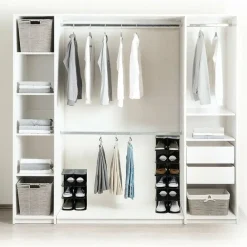 Kledingopbergers-5five Schoenenrek - stapelbaar - zwart - 27 x 25 x 38 cm