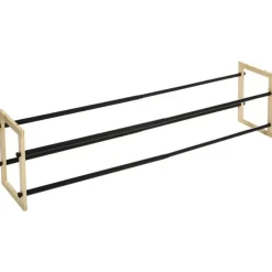 Kledingopbergers-5five Schoenenrek uitschuifbaar - 6-12 paar schoenen - 60 x 30 cm
