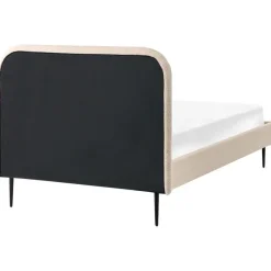 Leen Bakker FLAYAT - Eenpersoonsbed - Beige - 120 x 200 cm - Bouclé