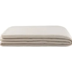 Plaids-Leen Bakker Fleeceplaid Basic - beige - 125x150 cm
