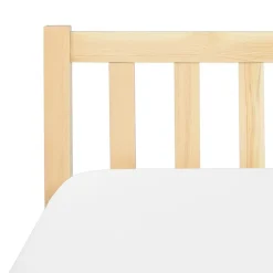 Beliani FLORAC - Bed - Lichthout - 140 x 200 cm - Dennenhout