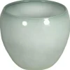 Floran Bloempot Rian - mistry groen - keramiek - 27 x 24 cm