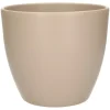 Floran Plantenpot - taupe - mat - keramiek - 19 x 17 cm