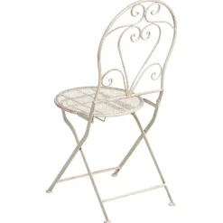 Leen Bakker FOLELLI - Set van 2 tuinstoelen - Lichtbeige - IJzer