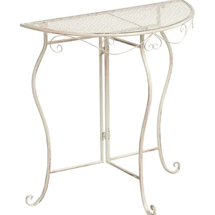 Leen Bakker FOLELLI - Tuintafel - Lichtbeige - IJzer