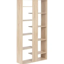 Leen Bakker FONTAS - Boekenkast - Lichtbruin - Spaanplaat