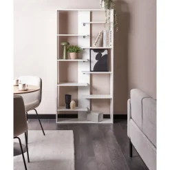 Leen Bakker FONTAS - Boekenkast - Wit - Spaanplaat