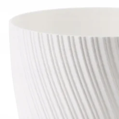 Form Plastic Plantenpot - kunststof - ivoor wit - D13 x H12 cm