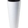 Form Plastic Plantenpot rond - kunststof - wit - D35 x H69 cm