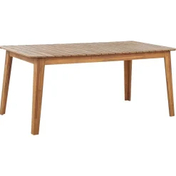Beliani FORNELLI - Tuintafel - Lichte houtkleur - 90 x 180 cm - Acaciahout
