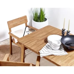 Beliani FORNELLI - Tuintafel - Lichte houtkleur - 90 x 180 cm - Acaciahout
