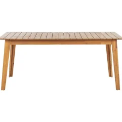 Beliani FORNELLI - Tuintafel - Lichte houtkleur - 90 x 180 cm - Acaciahout