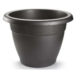Forte Plastics Bloempot - antraciet - rond - kunststof - 60 cm
