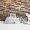 Behang-Reinders Fotobehang Natuurstenen muur - 260 x 384cm - Bruin