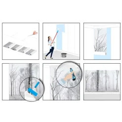 Behang-Reinders Fotobehang Winters bos - 260 x 384cm - Wit