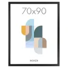 ACAZA Fotokader - Fotolijst - Wissellijst - 70x90 cm - MDF - Zwart