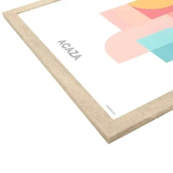 Fotolijsten-Merkloos Fotokader - Fotolijst - 50x75 cm - MDF hout - Lichte Eik