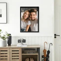 Fotolijsten-Merkloos Fotokader - 50x75cm - Foto Lijst in MDF Hout - Zwart