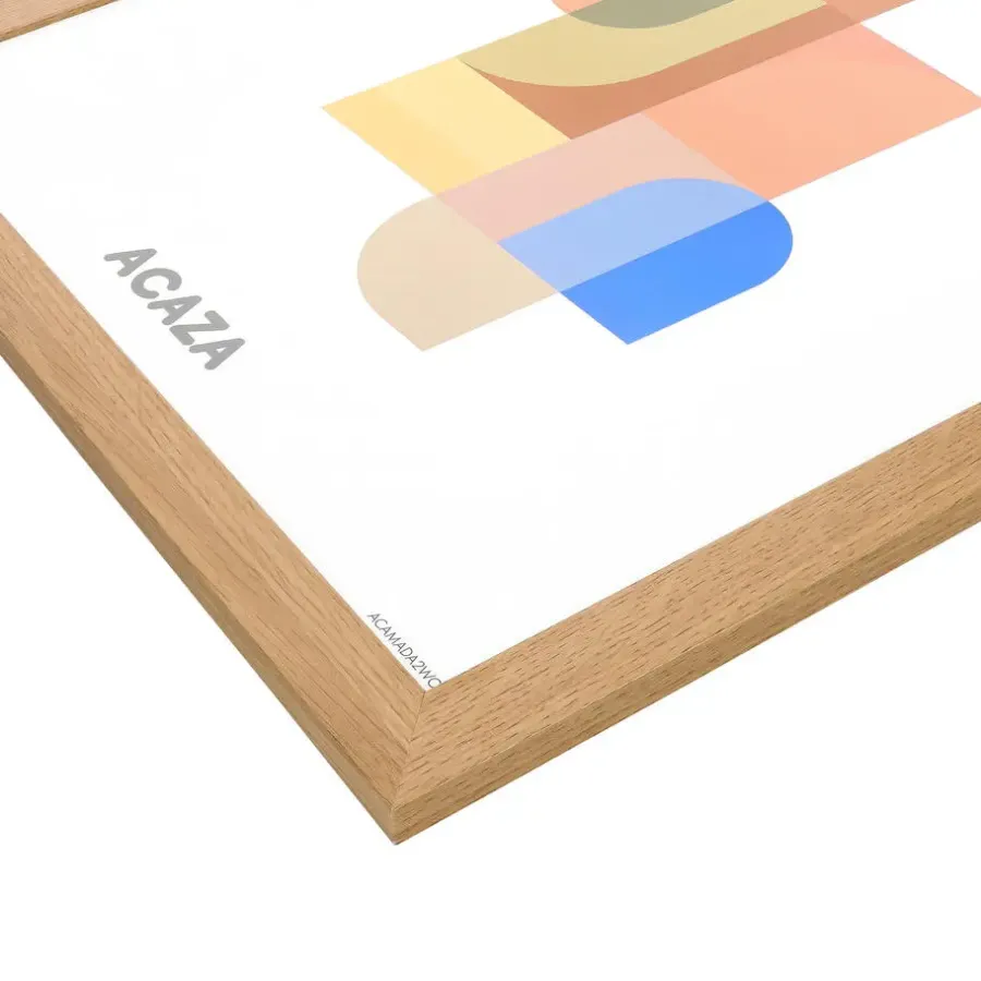 Merkloos Fotokader A2 Formaat - Fotolijst - 42 x 59,40 cm - MDF - Warme eik