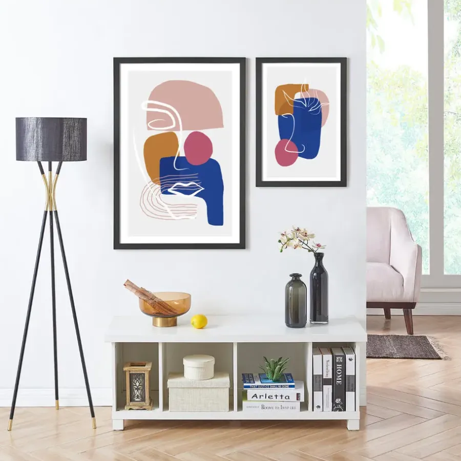 Fotolijsten-Merkloos Fotolijst Poster Formaat 61x91,5 cm - MDF Hout - Zwart