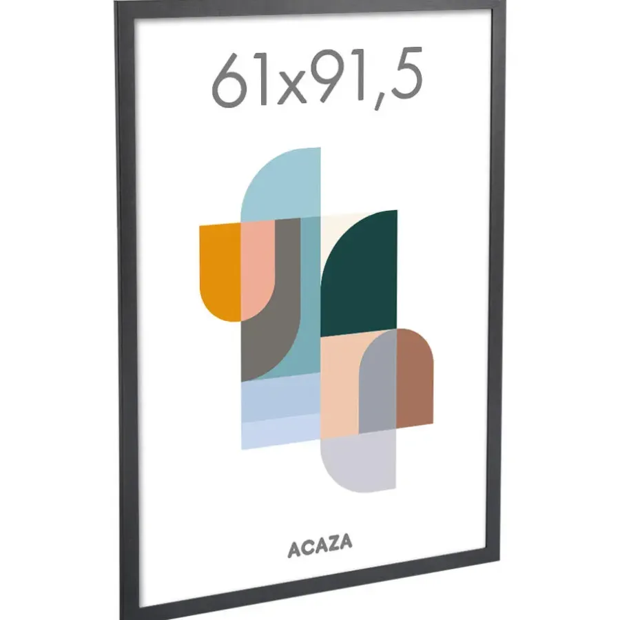 Fotolijsten-Merkloos Fotolijst Poster Formaat 61x91,5 cm - MDF Hout - Zwart