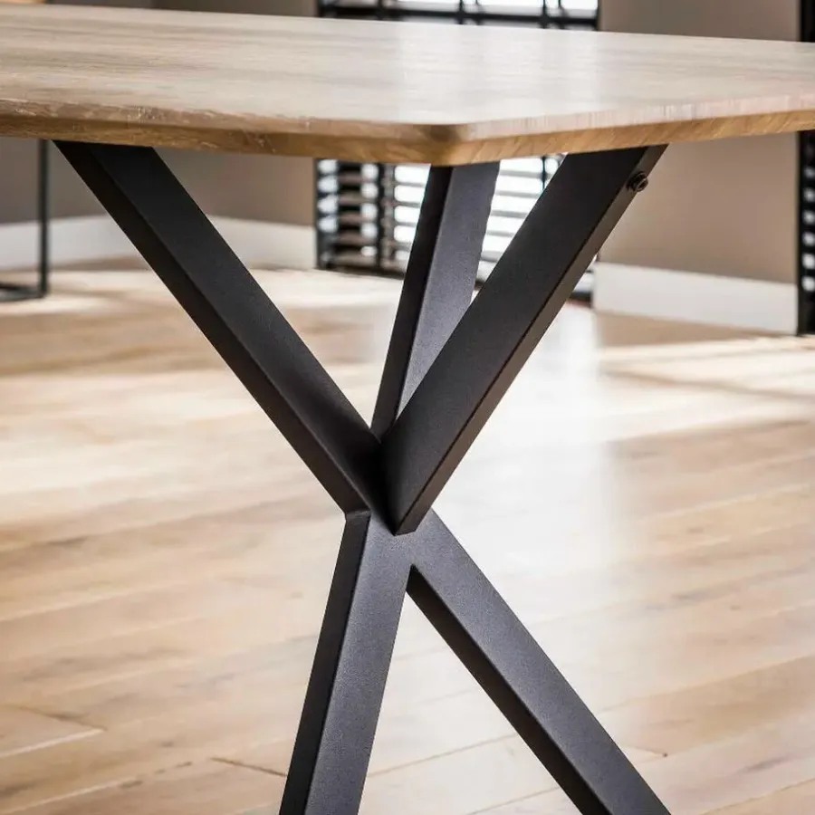Rechthoekige Eettafels|Houten Eettafels-Fraaai - Hemlock eettafel eik 190 cm