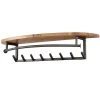 Fraaai - Leanne wandkapstok 8 haken hoedenplank
