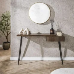 Sidetables-Fraaai - Marino sidetable - 120 cm - acaciahout - bruin